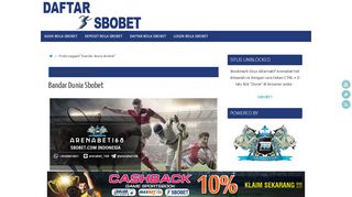 
                            3. bandar dunia sbobet | Taruhan sepakbola online asia | DAFTAR ...