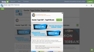 
                            9. Bandar Togel SGP - Togel168.com | Bandar Togel ... - Scoop.it