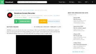 
                            3. Bandicam Screen Recorder - Free download and software reviews ...