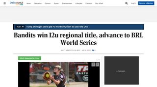 
                            11. Bandits win 12u regional title, advance to BRL World Series ...