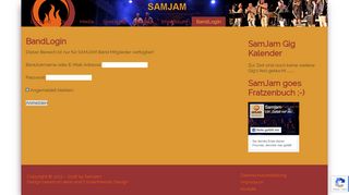 
                            12. BandLogin - SamJam