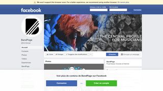 
                            3. BandPage - Accueil | Facebook