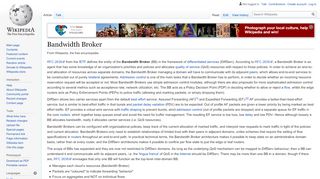 
                            12. Bandwidth Broker - Wikipedia