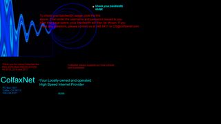 
                            10. Bandwidth login - ColfaxNet