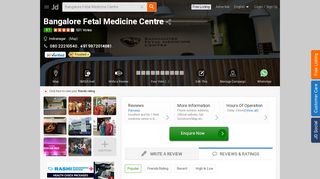 
                            10. Bangalore Fetal Medicine Centre, Richmond Road - Prajwal ... - Justdial