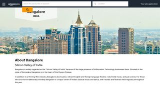 
                            8. Bangalore, India | Amazon.jobs