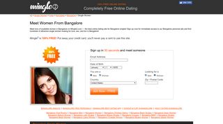 
                            5. Bangalore Women - Free Online Dating & Personals | Mingle2.com