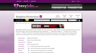 
                            5. Bangbros Productions: Job ID# E71355 - SexyJobs.com