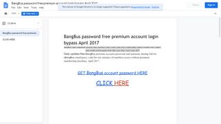 
                            10. BangBus password free premium account login bypass April 2017