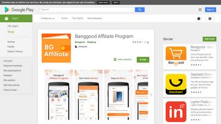 
                            6. Banggood Affiliate Program - Apps on Google Play