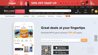 
                            7. Banggood App For Discount Shopping Online