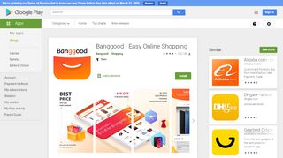 
                            8. Banggood - Easy Online Shopping - Apps on Google Play