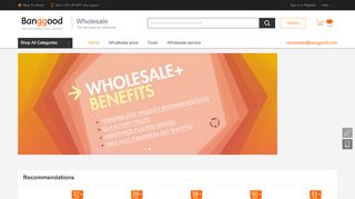 
                            8. Banggood Wholesaler can access to massive high ...