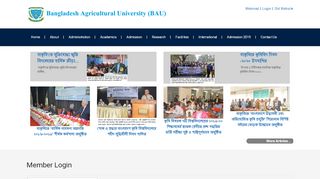 
                            5. Bangladesh Agricultural University| Login Panel