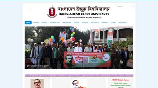 
                            7. Bangladesh Open University - Home