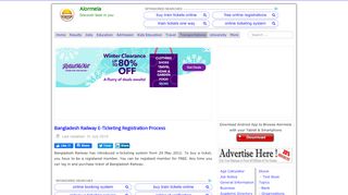 
                            5. Bangladesh Railway E-Ticketing Registration Process - alormela.org