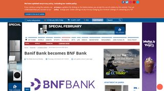 
                            2. Banif Bank becomes BNF Bank - The Malta Independent