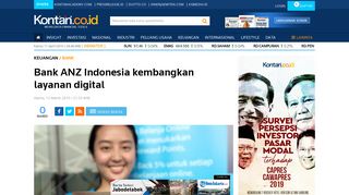 
                            9. Bank ANZ Indonesia kembangkan layanan digital - Keuangan - Kontan