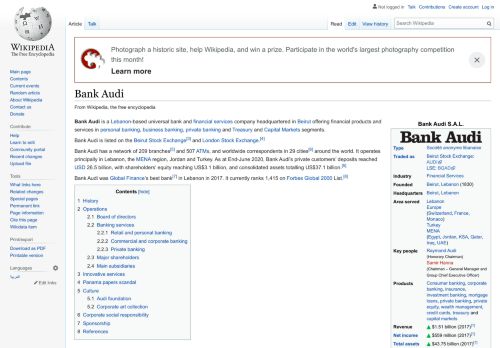 
                            9. Bank Audi - Wikipedia