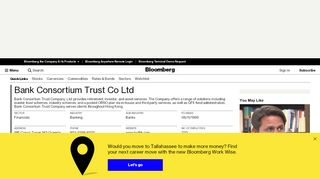 Bank Consortium Trust Company Limited: Private Company ...