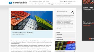 
                            11. Bank Coop Becomes Bank Cler - moneyland.ch