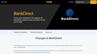 
                            11. Bank Direct - ASB Bank