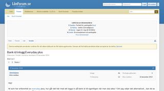 
                            6. Bank id inlogg Everyday plus | Sveriges största forum för lån ...