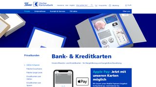 
                            2. Bank- & Kreditkarten | zkb.ch