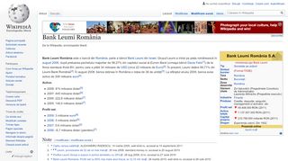 
                            11. Bank Leumi România - Wikipedia