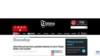 
                            8. Bank Muscat launches updated website to serve 'faster, better and ...