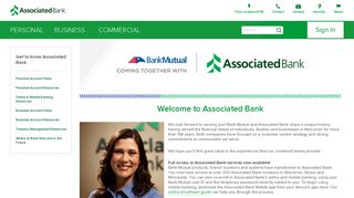 
                            3. Bank Mutual - Associated Bank