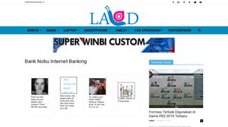 
                            10. Bank Nobu Internet Banking – Lalod