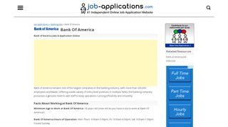 
                            7. Bank of America Application, Jobs & Careers Online