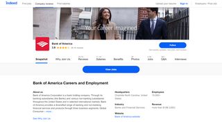 
                            10. Bank of America Careers and Employment | Indeed.com