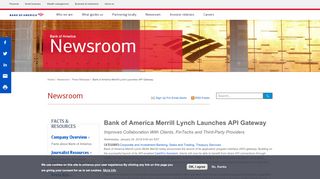 
                            2. Bank of America Merrill Lynch Launches API Gateway | Bank of America