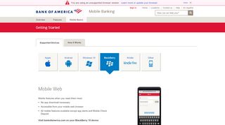 
                            7. Bank of America Mobile Banking for BlackBerry®