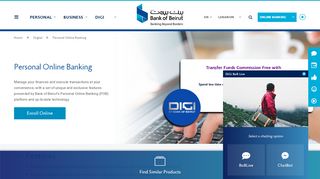 
                            6. Bank of Beirut - Personal Online Banking