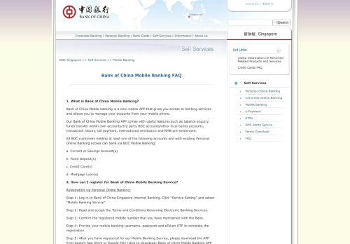 
                            9. Bank of China Mobile Banking FAQ | Bank of China @ Singapore