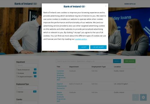 
                            5. Bank of Ireland | Vacancies