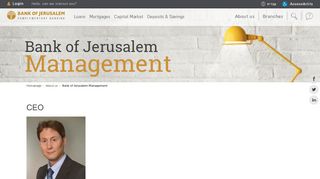 
                            13. Bank of Jerusalem Management - Bank of Jerusalem