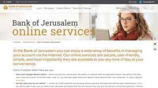 
                            1. Bank of Jerusalem online services - Bank of Jerusalem