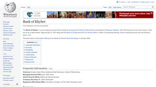 
                            5. Bank of Khyber - Wikipedia