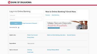 
                            9. Bank of Oklahoma - Online Banking