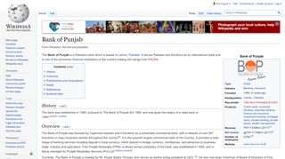 
                            9. Bank of Punjab - Wikipedia