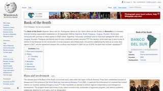 
                            7. Bank of the South - Wikipedia