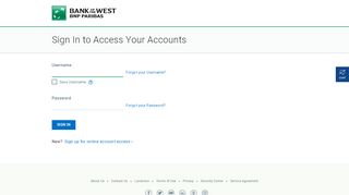 
                            12. Bank of the West Online Banking