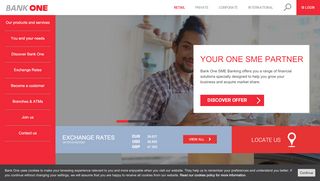 
                            5. Bank One - Homepage