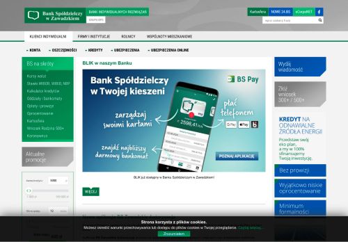 
                            3. Bank Spółdzielczy w Zawadzkiem - Strona główna