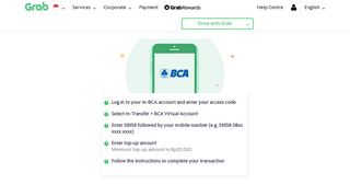
                            11. Bank Top Up – BCA – Mobile | Grab ID