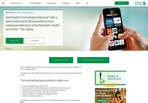 
                            5. Bank with Us: Online Banking Login – Standard Chartered India